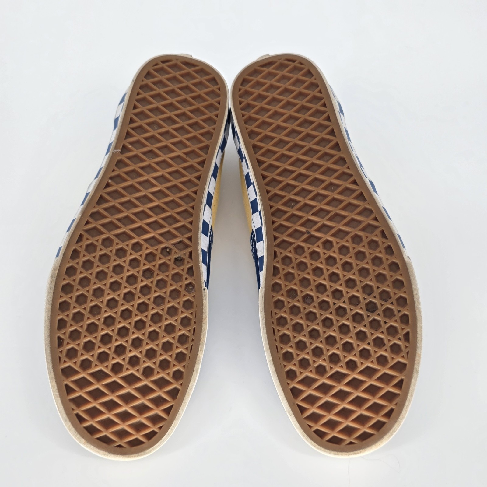 Vans Checkerboard Shoes 8.5 BMX Era Trainers Skate Blue Yellow Streetwear Retro thumbnail 5