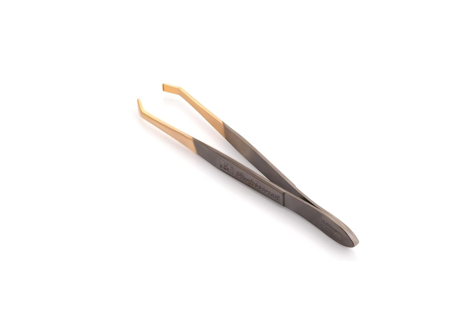 Tweezers for Eyebrows | Slanted Tip | Professional Stainless Steel |Slanted Tip 