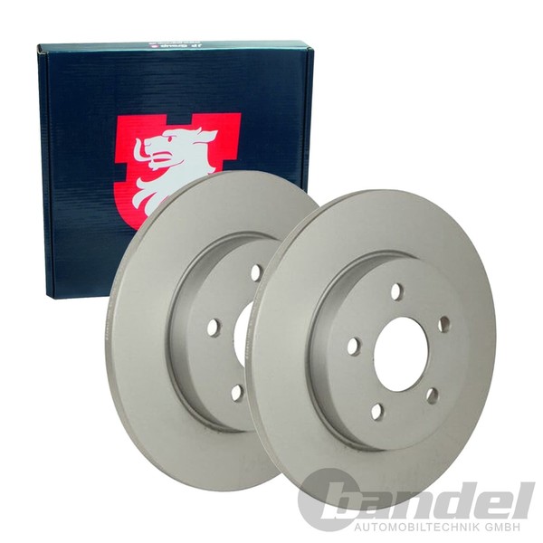 2X JP Group Bremsscheiben Ø280Mm Voll Hinten Passend FüR Ford Mondeo Jaguar-image