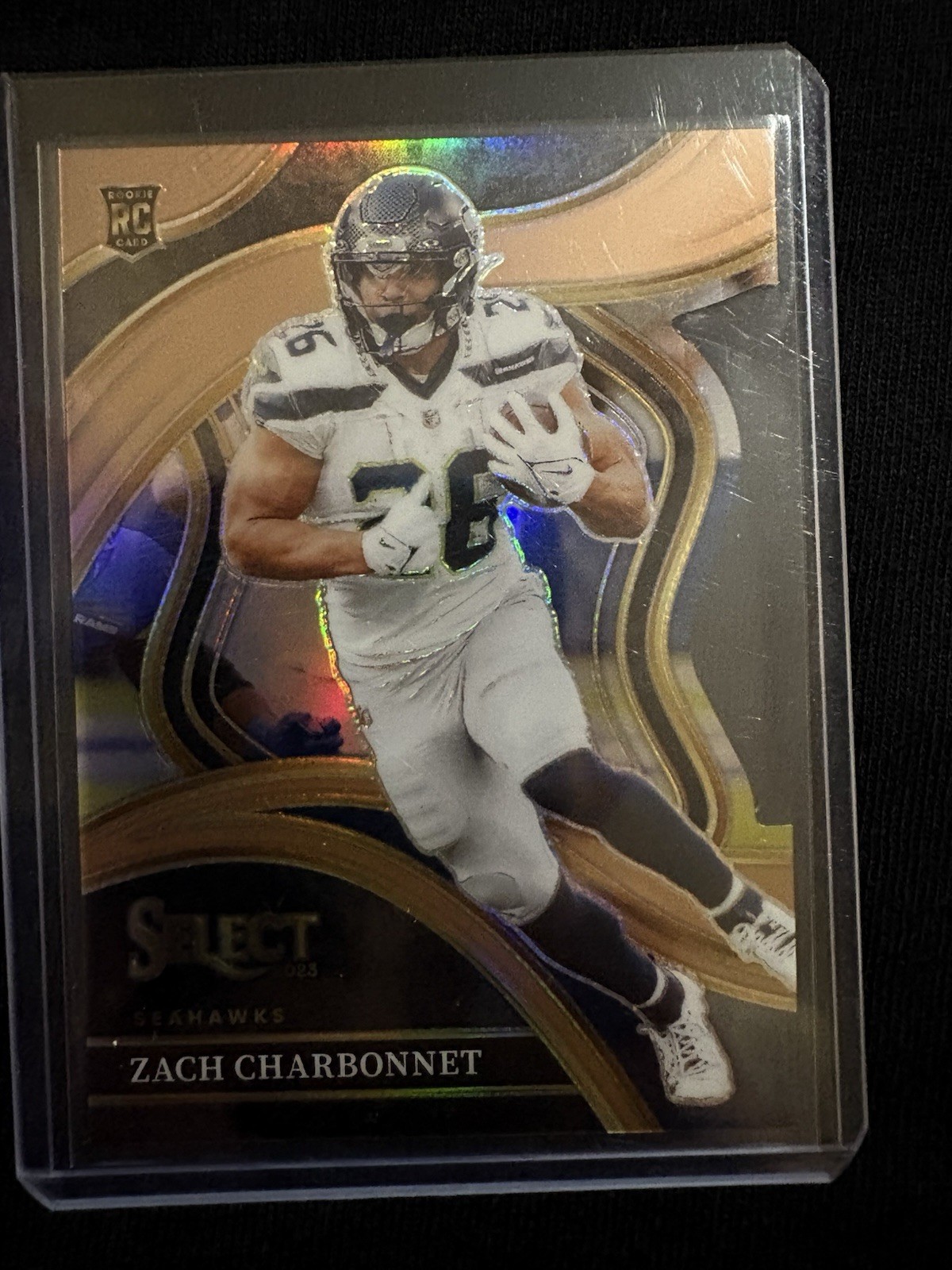 2023 Panini Select-Club Level Zach Charbonnet #202 Copper Prizm DieCut /299(RC)