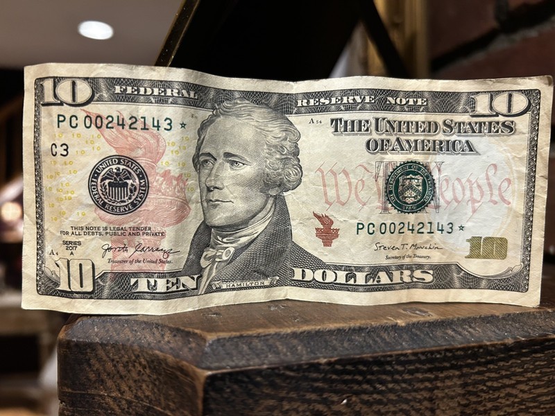 $10 2017A 'C' District RARE SCARCE LOW PRINT STAR NOTE 