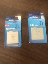 QuicKutz Set Of Two Miscellaneous Handheld Papercraft Scrapbooking New