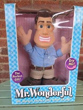 Mr. Wonderful Battery Operated Talking Doll- Still In Box  Box Wear Not Tested