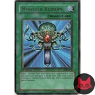 Yugioh Monster Reborn LOB-E096 Ultra Rare 1st Edition HP
