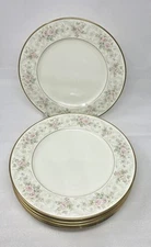 Set Of 8 Noritake Willowbrook (9722) Bone China 10.5" Dinner Plates Japan