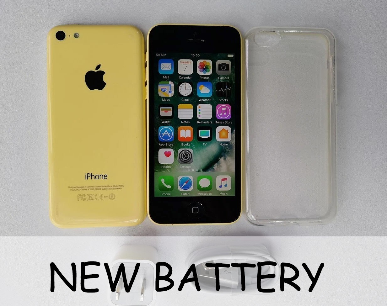 Apple iPhone 5c - 8 GB / 16 GB / 32GB - Yellow (Unlocked) 90% NE W