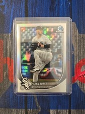 Sean Burke 2025 Bowman Chrome 1st Prospect Red Rookie Refractor. White Sox