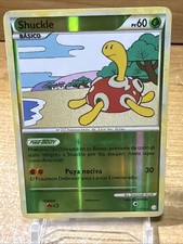 Shuckle 11/123 HeartGold & SoulSilver Reverse Holo Rare Pokemon Card LP Spanish