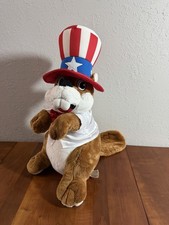 BUC-EES Beaver 4th of July Patriotic Plush Stuffed Animal Toy Plush Souvenir
