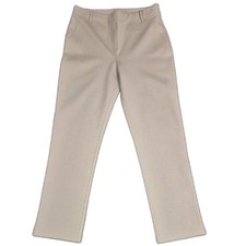 Quince Ultra Stretch Ponte Straight Leg Pants Petite M Ecru Travel Pull On