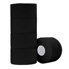 ADMITRY Athletic Tape,5 Pack Black Sports Tape Black cotton -5 Rolls
