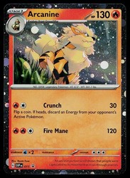 Arcanine #011 Scarlet & Violet Black Star Promo Holo