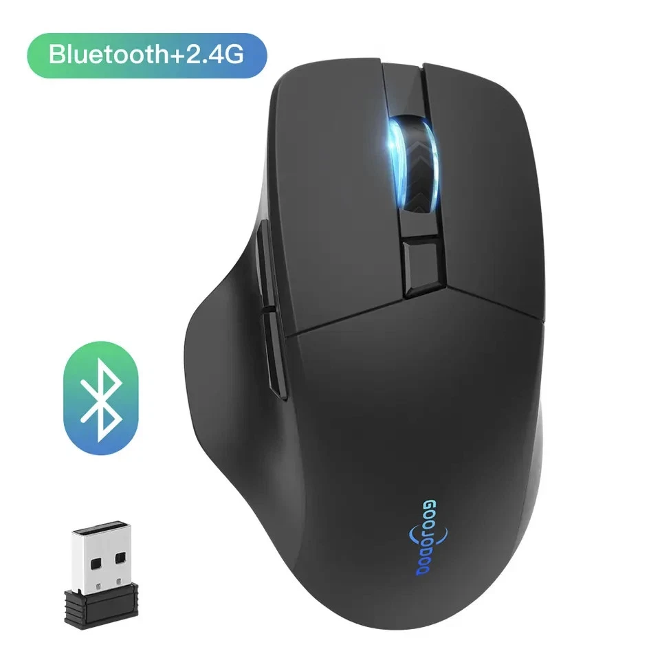 (Black Friday Deal) Wireless Ergonomic Mouse 5-Button 4000 DPI Silent Buttons - Image 3 of 4