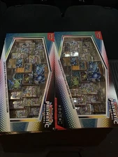 4 Pokemon Prismatic Evolutions Lucario & Tyranitar Premium Collection-Ships Free