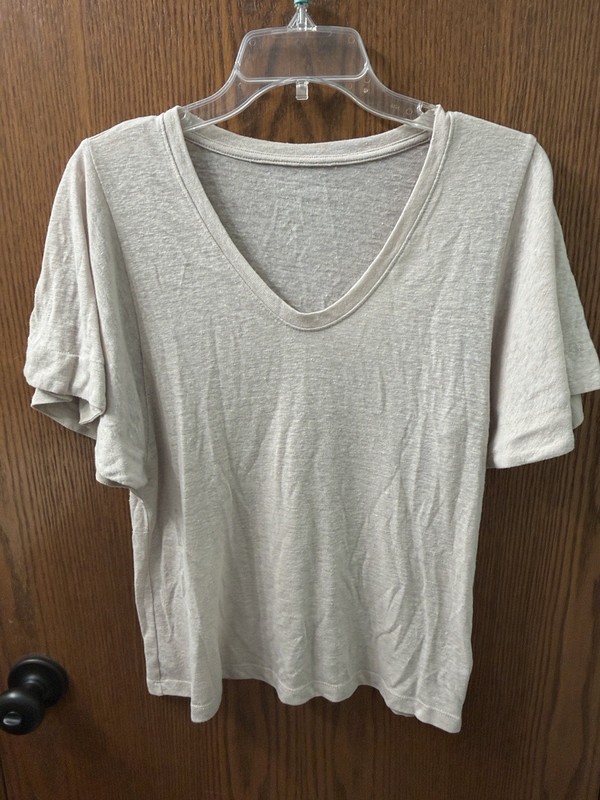 Women’s Beige Cropped Tshirt Size M