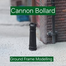 OO Gauge Cannon Bollard - Pack Of 6 - Unpainted