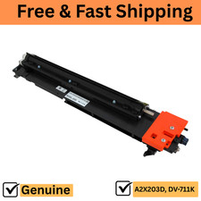 Genuine Konica Minolta bizhub C654 Black Developer Assembly -A2X203D, DV-711K