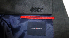 TOMMY HILFIGER Blazer 40R Plaid Excellent Condition Jacket Sport Coat