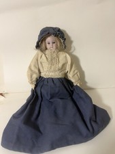 Armand Marseille Bisque Shoulder Doll AM 30 D Soft Body Clothes Fixed Eyes 16"