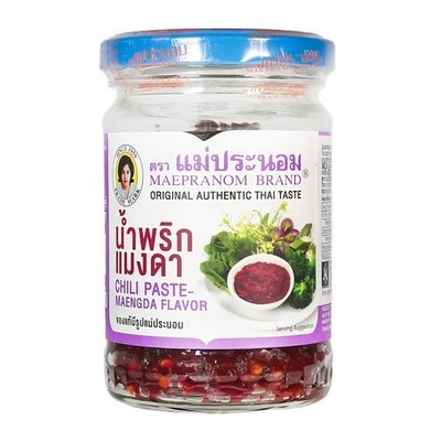 Maepranom Chilipaste Maengda Flavor 228g Chilli Paste Thai