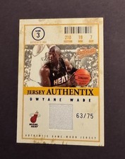 2004-05 Fleer Authentix - Jersey Authentix Dwyane Wade #JA-DW /75