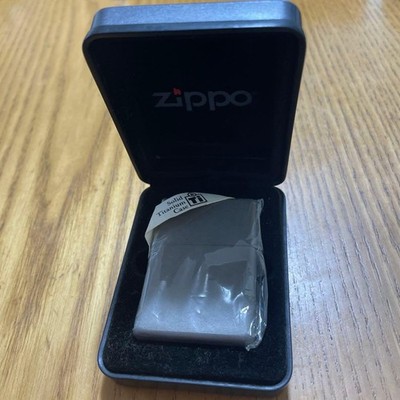 Zippo Solid Titanium Case Lighter Unused Durable Lightweight