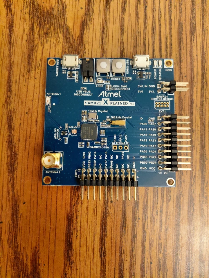 Kit de evaluación ATMEL SAM R21 Xplained Pro ATSAMR21-XPRO sin probar Foto 2 de 4