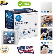 Lens and Screen Cleaning Wipes for Eyeglasses, Touch Screens, Cameras, Anti-F...