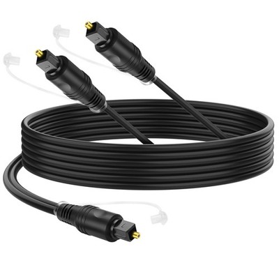 XMSJSIY 1 to 2 Toslink Digital Optical Splitter 1 Male in 2 1.5M/4.9FT 