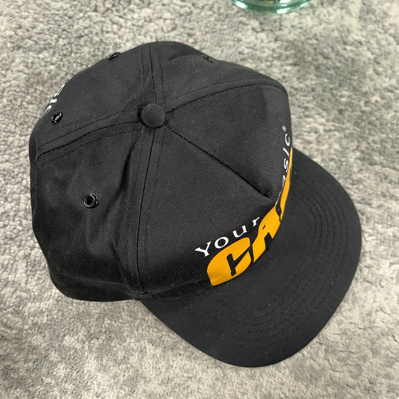 Vintage Basic Cigarettes Hat Cap Mens Snapback Bl… - image 6