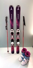 🎿 Kinder Ski Set 130 cm + Schuhe Gr. 38 / MP 24,5 + neue Skistöcke 🎿