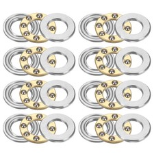 8pcs F7-13M Thrust Ball Bearings 7mmx13mmx4.5mm Chrome Steel Single Direction