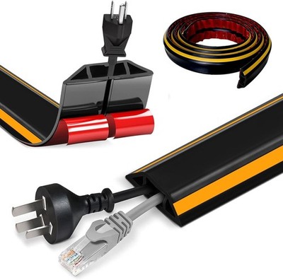 Bodenkabelabdeckungen Kanal Kabelabdeckung Schutz 5cm x 5m Schwerlast Kabelabdeckung