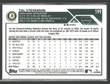 2023 Topps Chrome #199 Cal Stevenson