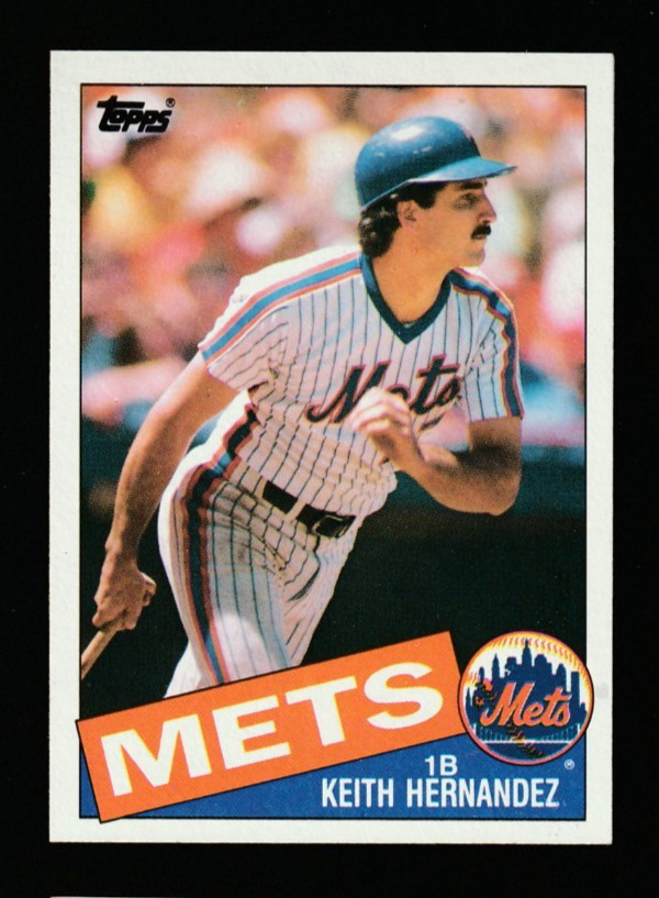1985 Topps Keith Hernandez #80 Mets
