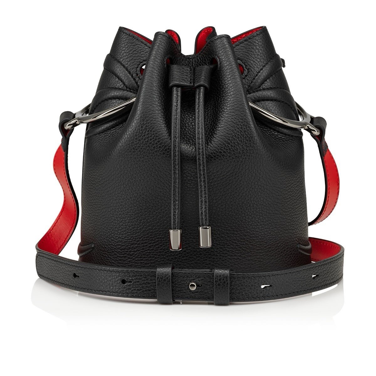BNWT Christian Louboutin By My Side Bucket Bag Black