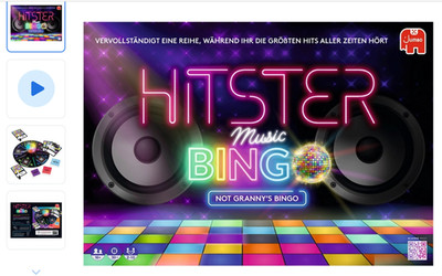 Hitster: Music Bingo (gebraucht) und Hitster Schlager Party (neu)