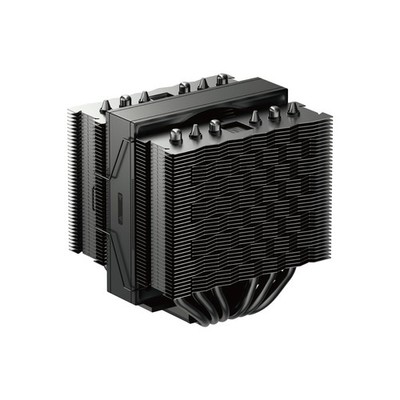 CPU Air Cooler Mini Dual Tower, 6×6mm Heatpipes, 100mm PWM Fan, 115mm Height,...