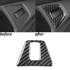 Real Carbon Fiber Interior Rear Trunk Switch Button Trim For VW Jetta MK7 2019+