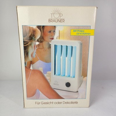 Top Bräuner Gesichtsbräuner UV Lampe Philips UVA Röhren Vintage geprüft Solarium