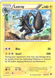 Luxray 46/122 Cracked Ice Holo Rare XY Breakpoint