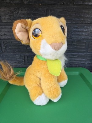 Vintage Disney Mattel The Lion King Simba 10'' Plush Purring Stuffed Animal 1993