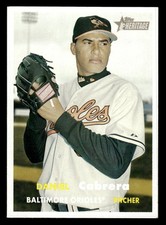 2006 Topps Heritage #39 Daniel Cabrera Card Baltimore Orioles