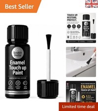 Black Enamel Touch Up Paint 15ml - Quick Dry Repair for Sinks & Appliances