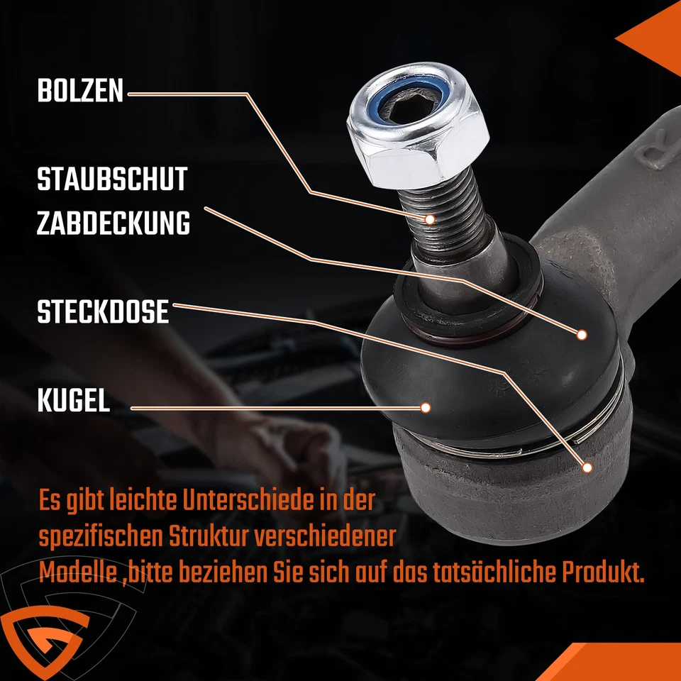 LENKGETRIEBE + SPURSTANGENKOPF FÜR AUDI A3 8L VW BORA GOLF 4 1J NEW BEETLE - Bild 4 von 4