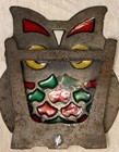 Owl Trivets & Napkin Holder Cast Metal Mosaic Vintage Taiwan (3) — photo 7