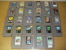 Lot of 28 NES games Mario Bros Little Mermaid TMNT II The Arcade Game Hydlide