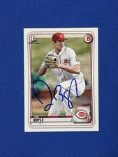 Joe Boyle Signed 2020 Bowman Draft Card #BD-165 autograph auto B”