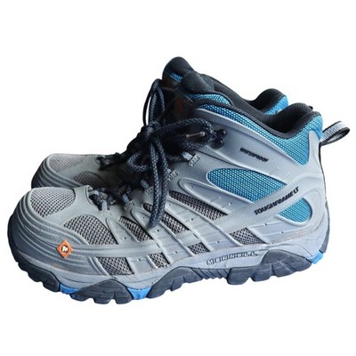 Merrell Mens Moab Velocity Mid Waterproof Carbon Fiber Castle Rock Steel Toe 12