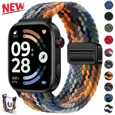 Nylon Magnet Armband Für Xiaomi Mi Band 9 Pro/8 Pro/Redmi Watch 4 5 6 Smartwatch